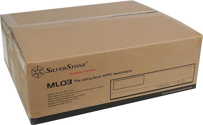 Actual product image Silverstone Milo ML03B (mATX, Mini-ITX)