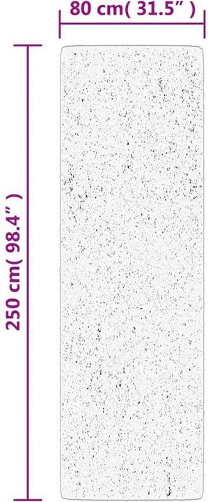Immagine prodotto VidaXL Tappeto moderno a pelo alto Shaggy (250 x 80 cm)