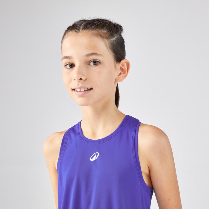 Produktbild Artengo Mädchen Top Rundhals - TTK Dry blau (8, 9, 10)