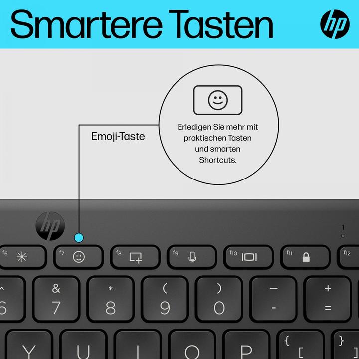 Productafbeelding HP 355 Compact Bluetooth-toetsenbord voor meerdere apparaten (NL, Draadloze)