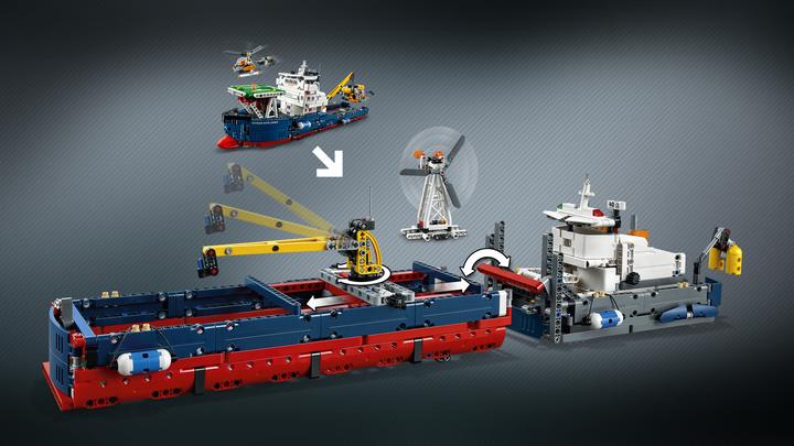 Actual product image LEGO research vessel (42064, LEGO Technic)