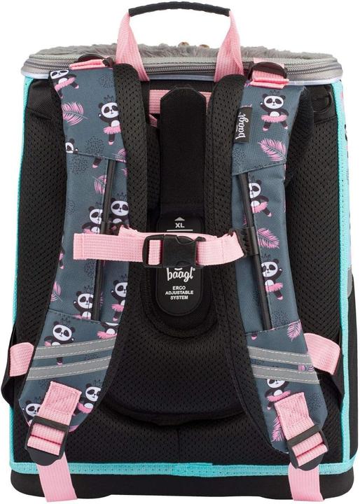 Actual product image Baagl School bag set, 3-piece, Panda New (18 l)