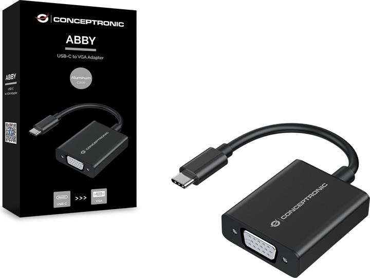 Produktbild Conceptronic Adapter VGA -> USB-C 1080P60Hz (USB Typ-C, 10.80 cm)