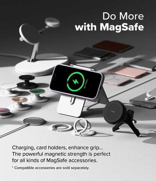 Actual product image Ringke Case for iPhone 16 Pro Max SILICONE MAGNETIC LIGHT PURPLE (Apple iPhone 16 Pro Max)