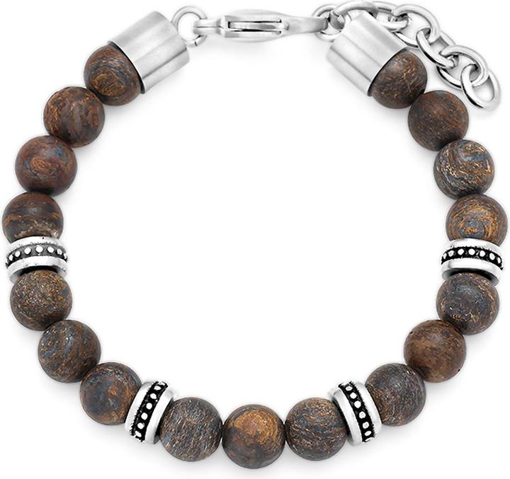 Image du produit Leyda Bracelet pierre précieuse avec acier inoxydable (Pierres, Acier inoxydable)