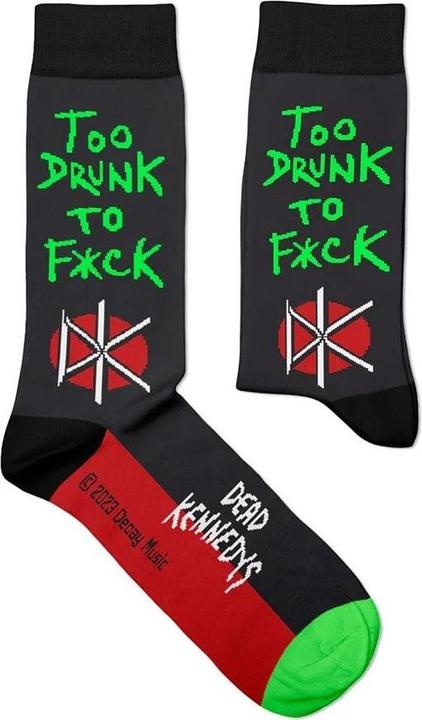 Dead Kennedys Too Drunk Socken