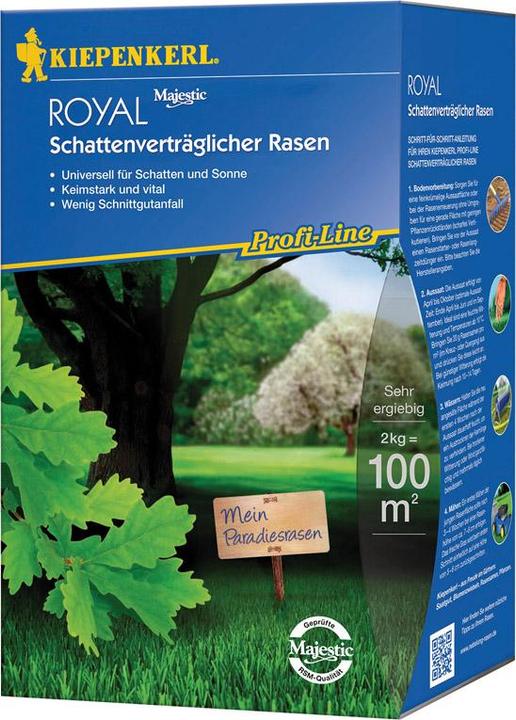 Actual product image Kiepenkerl Lawn seed shade tolerant lawn 2 kg 100 m (Lawn reseed)
