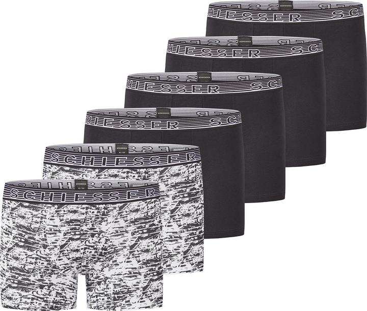 Schiesser 6er Pack Teens Boys 95/5 Organic Cotton Shorts / Pants