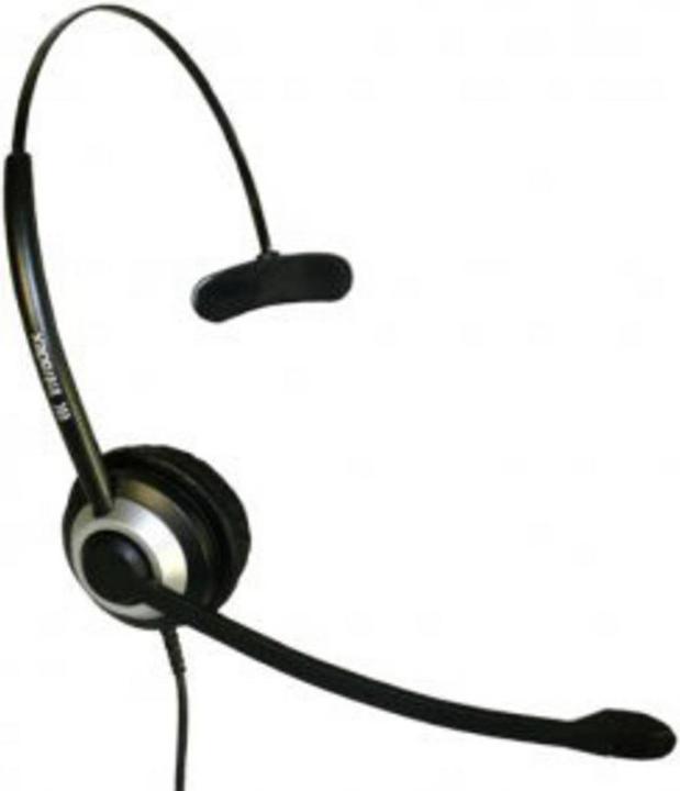 Actual product image Imtradex Telephone headset QD (Quick Disconnect), USB corded BasicLine TM DEX-QD On Ear Black (Cable, USB-A)