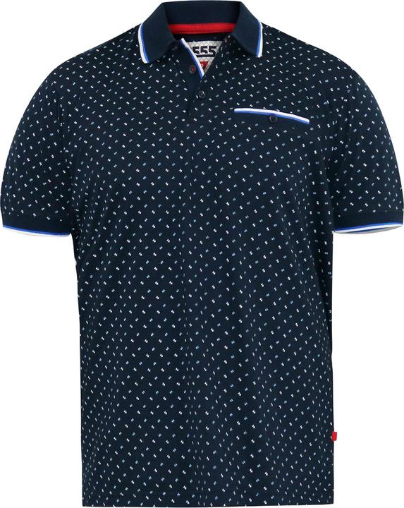 Actual product image DUKE Mens D555 Oakley All-Over Print Jersey Kingsize Polo Shirt (5XL)
