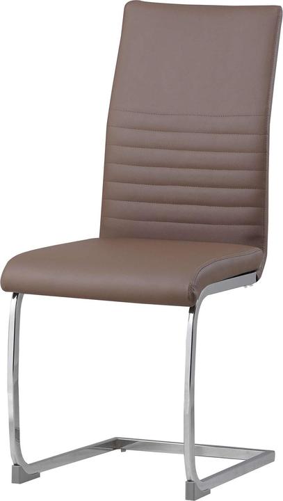 Produktbild Albatros International ALBATROS Freischwinger Stuhl BURANO 4er Set, Schwarz - Esszimmerstuhl Schwingstuhl mit Modernem Desi