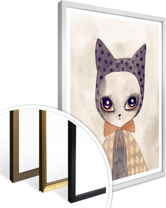 Immagine prodotto Trenddeko Gatto di carnevale (30 x 40 cm)