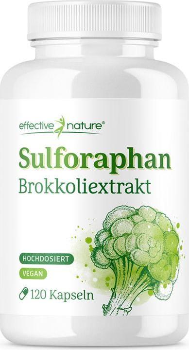 Actual product image Effective Nature Sulforaphane Capsules (120 Piece, Capsules, 120 g)