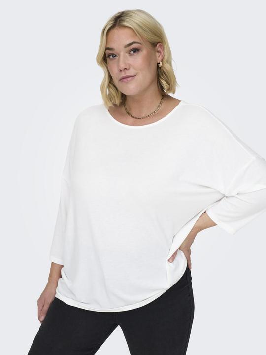 Immagine prodotto Only Top curvy dalla vestibilità ampia con maniche a 3/4 Top (54)