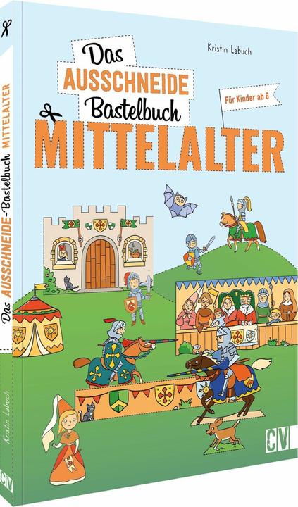 Actual product image Das Ausschneide-Bastelbuch Mittelalter (German, Kristin Labuch, 2023)