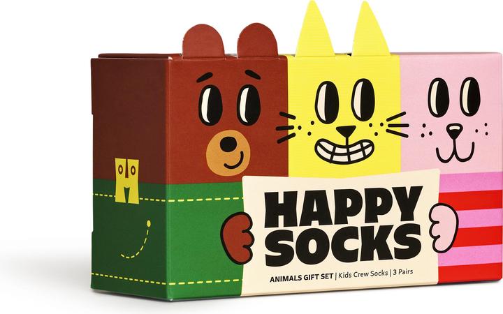 Produktbild Happy Socks Animal (3er Pack, 23 - 26)