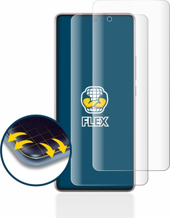 Produktbild BROTECT Full-Cover Displayschutz (2 Stück, Xiaomi Redmi Note 12 Pro 5G)