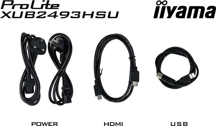 Actual product image iiyama ProLite XUB2493HSU-B6 (1920 x 1080 pixels, 23.80")