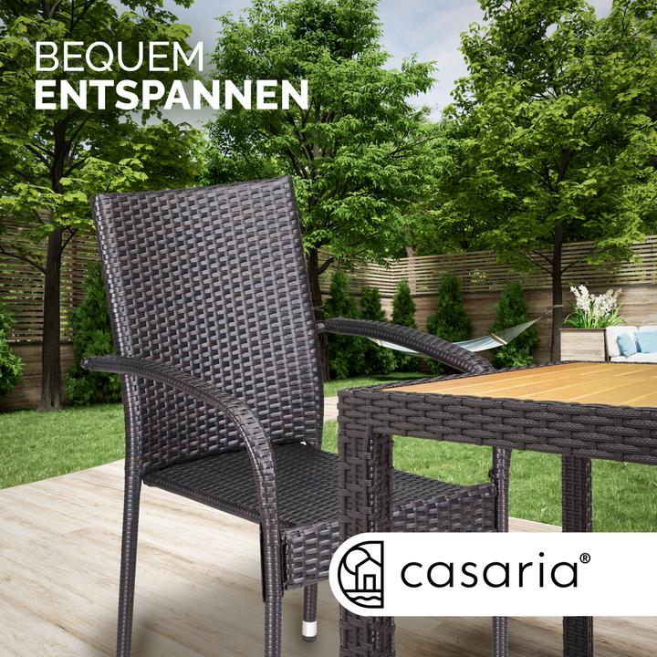 Immagine prodotto Casaria Polyrattan Gartenstühle