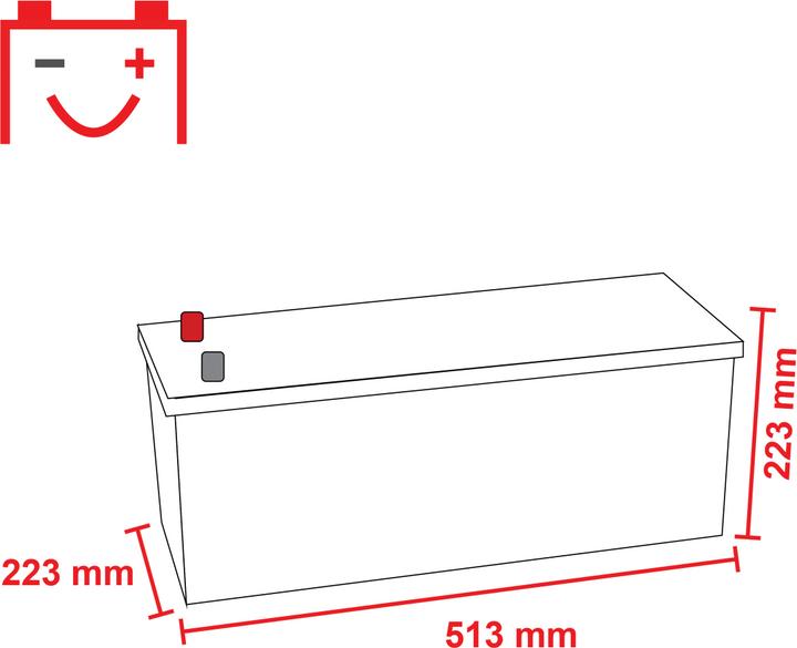 Produktbild Varta M18 Promotive Silver LKW Batterie (12 V, 180 Ah, 1000 A)