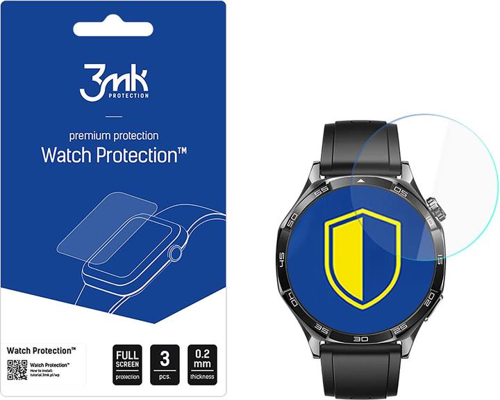 Actual product image 3MK FlexibleGlass Watch Huawei Watch GT 5 Active 46mm Szkło Hybrydowe