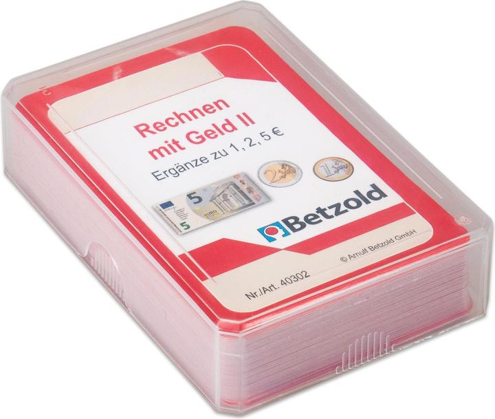 Actual product image Betzold Calculating with money 2 - set of cards for the magic cylinder (German)