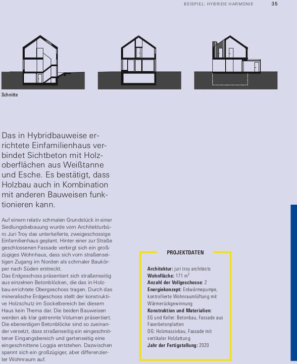 Valori nutrizionali e ingredienti Unser Holzhaus planen und bauen (Tedesco, Dott. Martin Teibinger, Gerrit Horn, 2024)