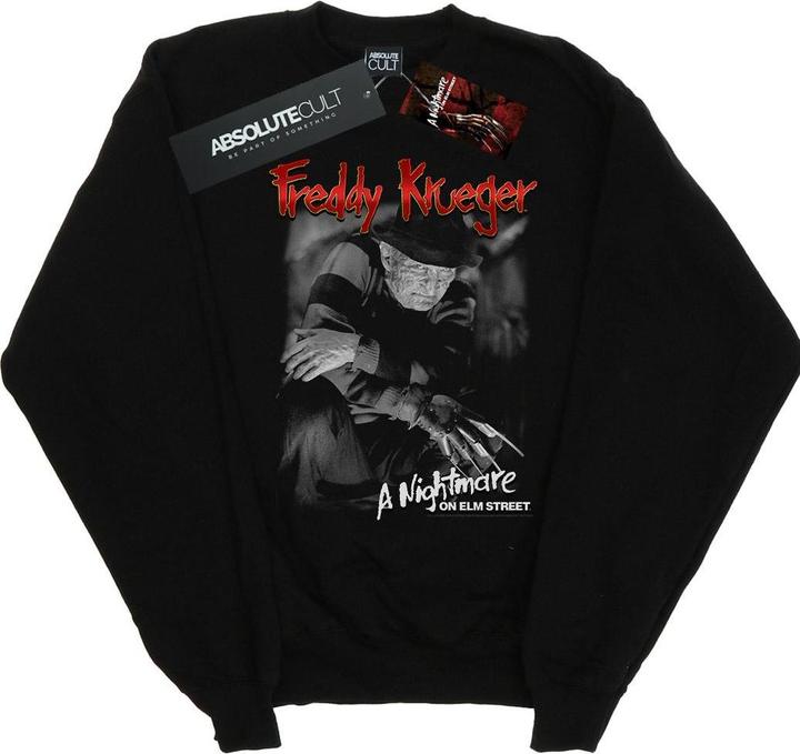 Produktbild Absolute Cult Freddy Black And White Photo Sweatshirt (XL)