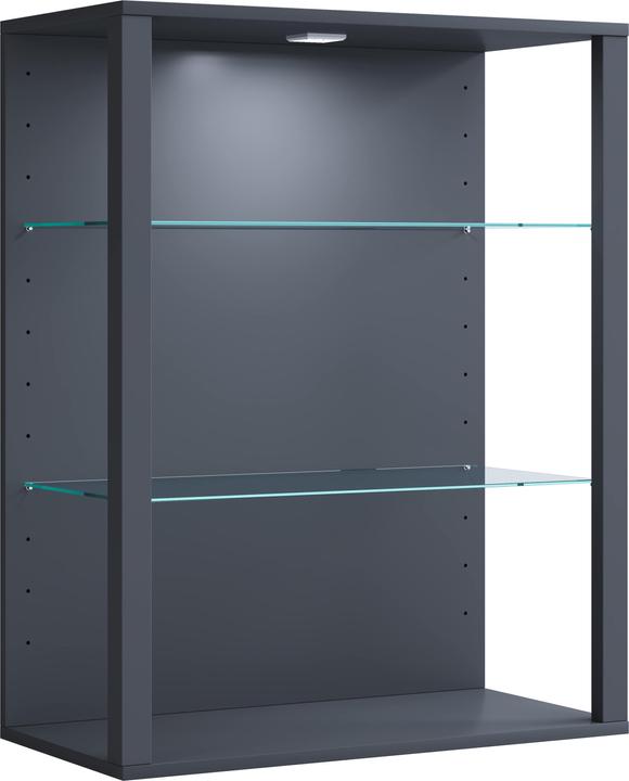 Produktbild VCM Holz Glas Stand Vitrine Glasol LW (90 x 70 x 35 cm)