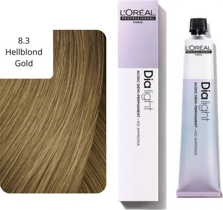 Produktbild L'Oréal Professionnel Dialight Haartönung (8.3 Hellblond Gold)
