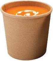 Produktbild ColPac Papbaeger Soup-To-Go 350 ml Ø90/73x86 mm Brun,500 stk/krt