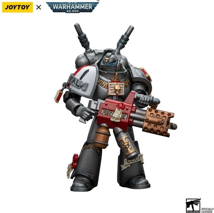 Produktbild Joy Toy Warhammer 40k Actionfigur 1/18 Grey Knights Interceptor Squad Interceptor with Incinerator 12 cm