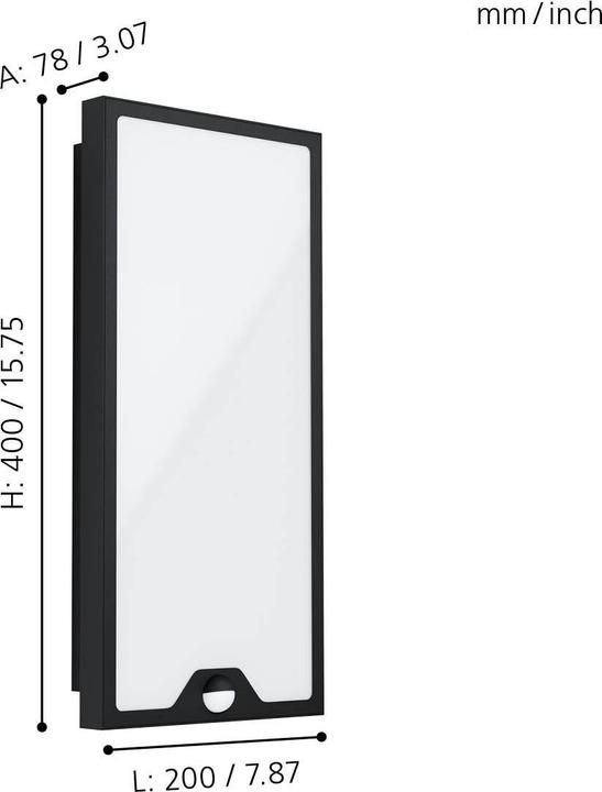 Actual product image EGLO LED wall light (2350 lm, IP44)