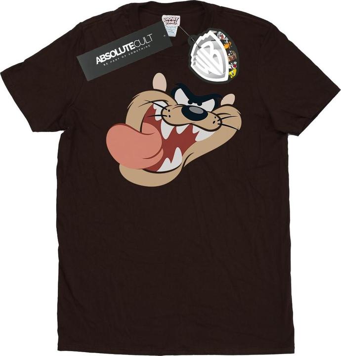Immagine prodotto Looney Tunes Tasmanian Devil Face Maglietta Uomo (XL)