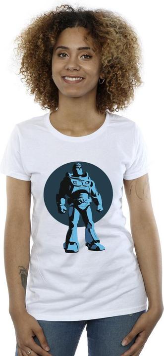 Actual product image Disney Womens/Ladies Lightyear Buzz Standing Circle Cotton T-Shirt (S)
