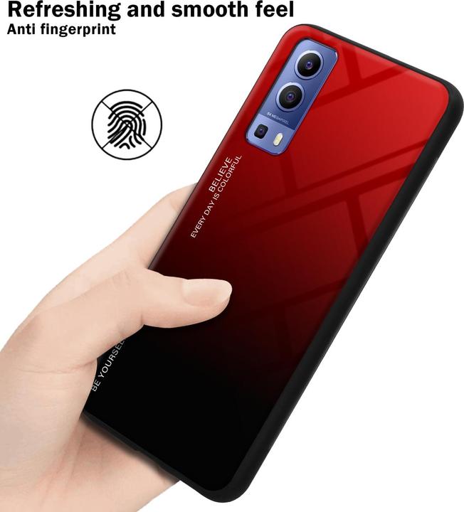 Produktbild Cadorabo TPU 2 Farben Glas Hülle (Vivo Y72 5G, Vivo Y52s 5G)