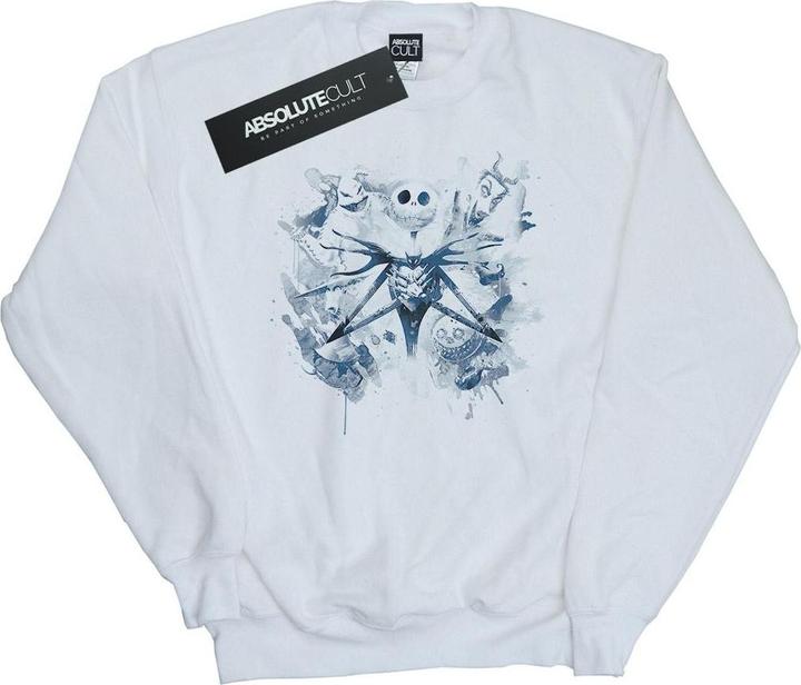 Disney Nightmare Before Christmas Paint Spray Carers Sweatshirt Jungen