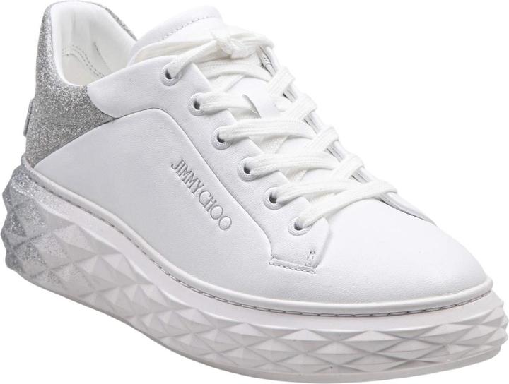 Produktbild Jimmy Choo white leather sneakers with glitter degrade (37)