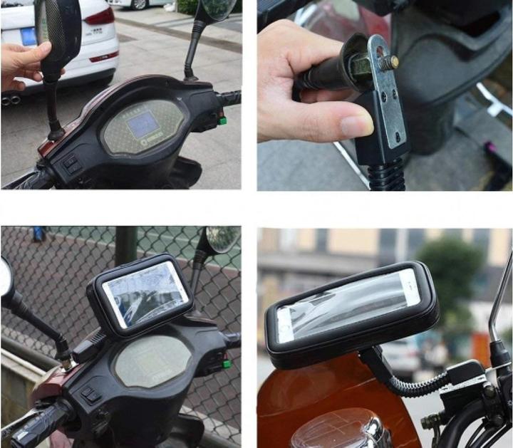 Actual product image G-Case Universal Bike Smartphone Motorcycle Mount (mobile phones up to 145x80mm)