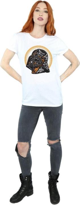 Immagine prodotto Star Wars Darth Vader Dia De Los Muertos Maglietta Ampia Donna (L)