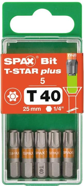 Actual product image Spax Screwdriver bits ® (T 40)