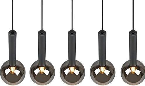 Image du produit Trio 310300532Pendelle noire 'Clayton' 5flg (E27)