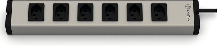 Actual product image Steffen Aluminium socket strip 6xT23 3m (6 x, Type 23, 3 m)