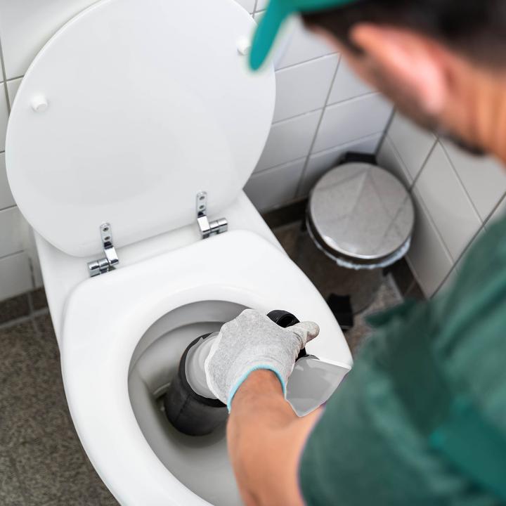 Immagine prodotto Wiltec Pompe déboucheur haute pression pour Nettoyage de tuyaux rapide Drains d'évier de Toilettes - Débouc
