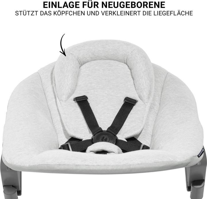Actual product image Hauck Hochstühle Beta Plus White 5-tlg. Newborn Set - Hochstuhl (Highchair)