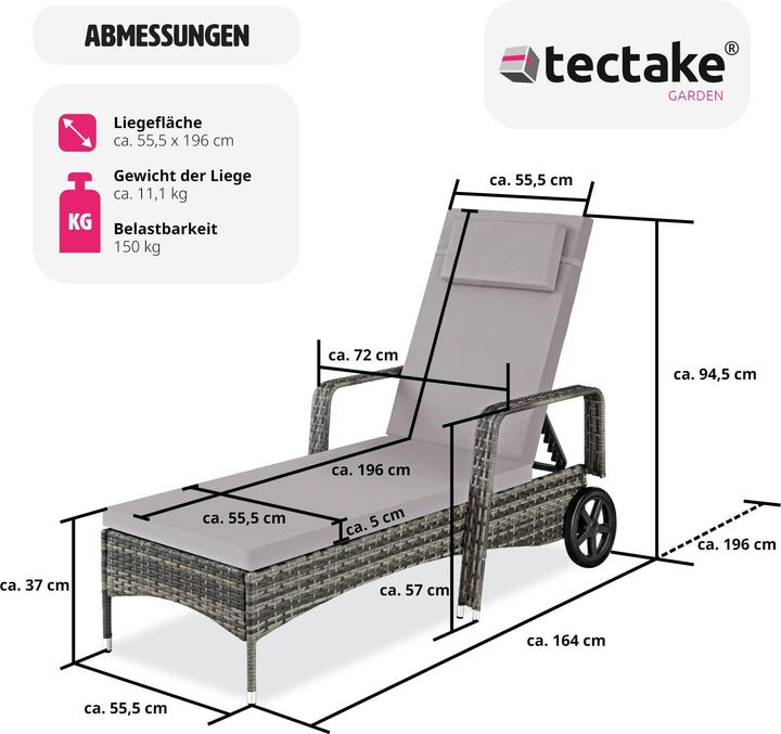 Produktbild tectake Cassis (196 cm)