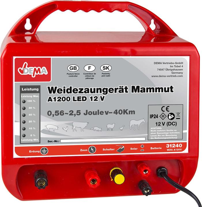 Actual product image Dema Electric fence Mammut N9500 | 230V