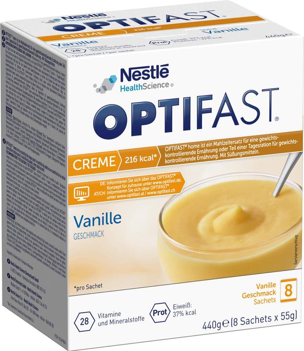 Optifast Creme Vanille (Vaniglia, 8 pz., 55 g)
