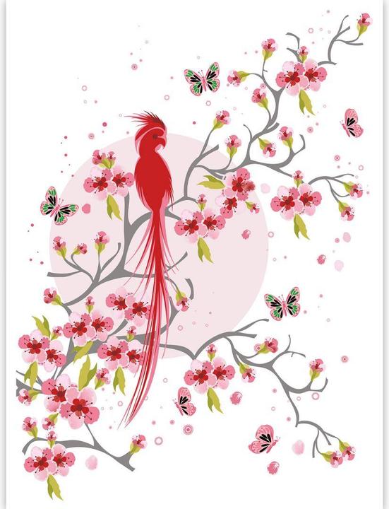 Immagine prodotto Trenddeko Uccello del paradiso (192 x 260 cm)