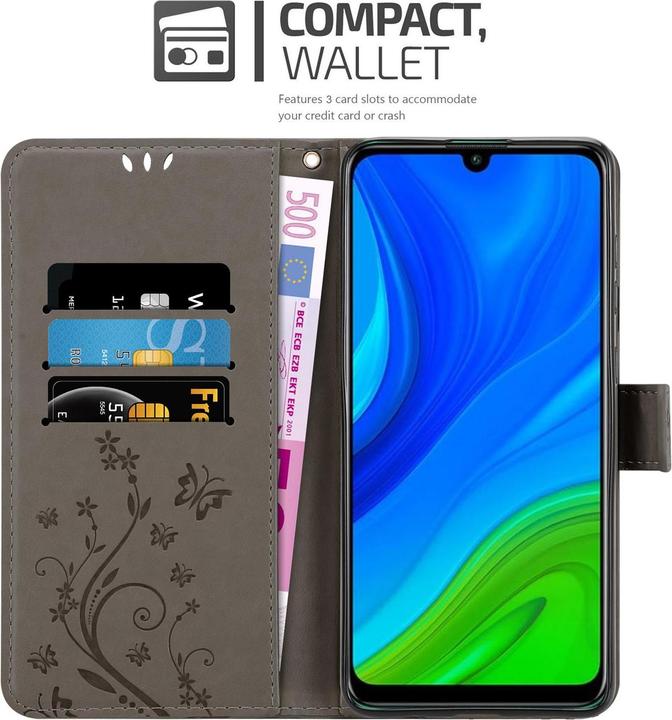 Image du produit Cadorabo Couverture du livre de fleurs (Huawei P Smart (2020))